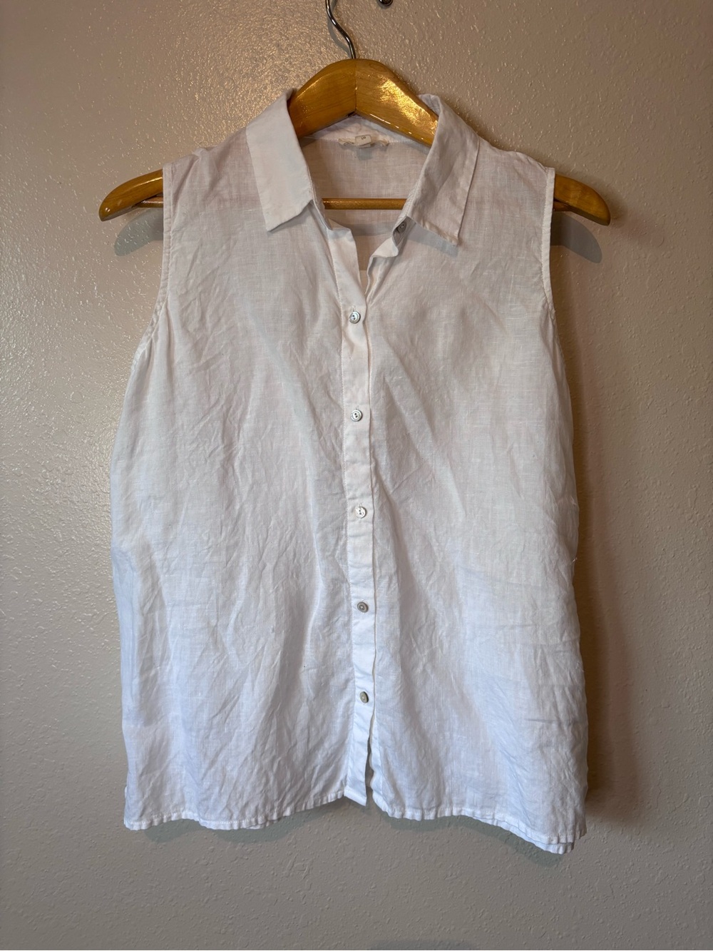 Eileen Fisher Linen Sleeveless Shirt